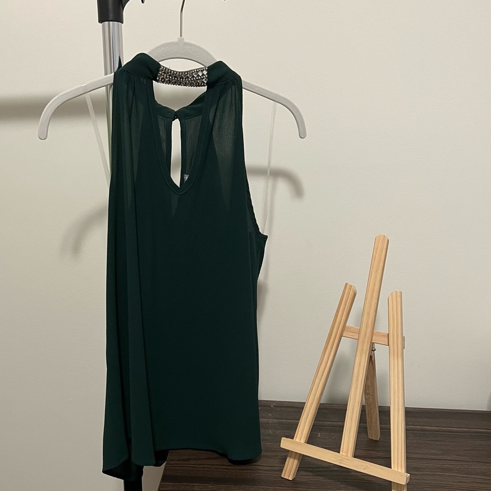 Emerald Blouse with stones